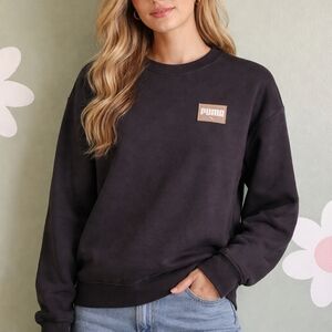 Puma Black Crew Neck Woman’s Sweater NWT